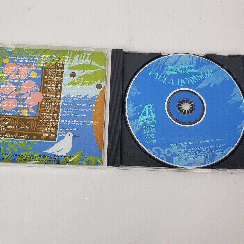 PAULA ROBISON Rio Days Rio Nights Audio Music CD - Picture 3 of 3